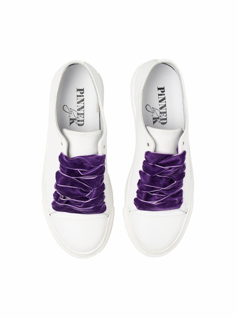Shoe Laces Velvet - Purple